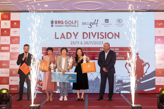 BRG Golf Hanoi Festival để lại nhiều ấn tượng sâu đậm trong lòng gôn thủ quốc tế
