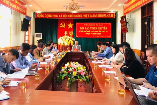 Gia Lai: Họp báo thông tin về kỳ họp thứ 15, HĐND tỉnh khóa XII