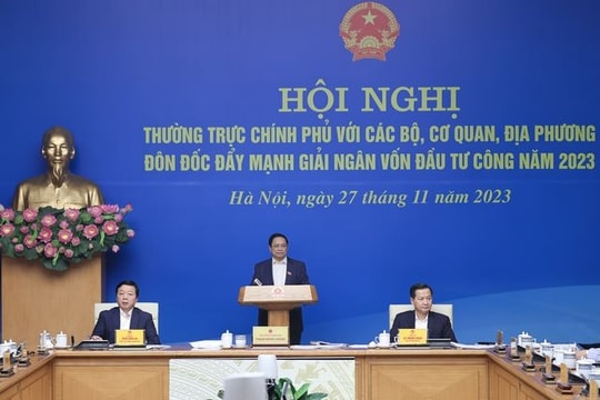 Thủ tướng yêu cầu kiểm điểm trách nhiệm chậm giải ngân đầu tư công