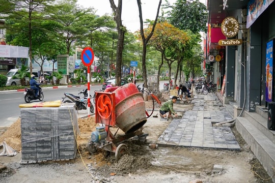 Hà Nội: Đến hẹn lại…sửa vỉa hè