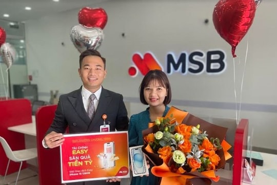 Quét QR nhận quà iphone 15 cùng MSB