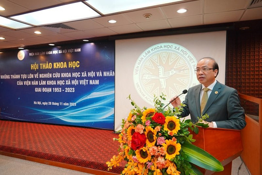 Thư chúc mừng của TS Phan Chí Hiếu nhân kỷ niệm 70 năm Ngày thành lập Viện Hàn lâm Khoa học xã hội Việt Nam