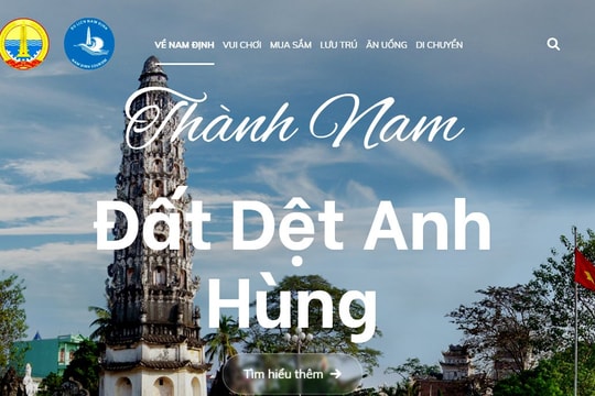 Khai trương Cổng thông tin khám phá du lịch tỉnh Nam Định