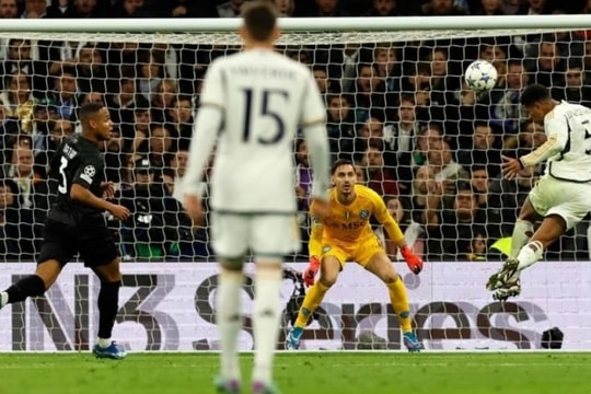 Bellingham lập kỷ lục Champions League trong trận cầu "mãn nhãn" của Real Madrid