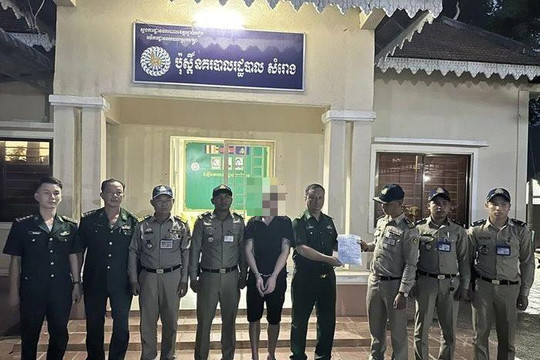 Đối tượng truy nã bị bắt khi đang lẩn trốn tại Campuchia