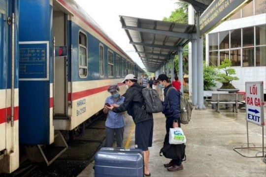 Đường sắt Sài Gòn tổ chức chạy thêm tàu