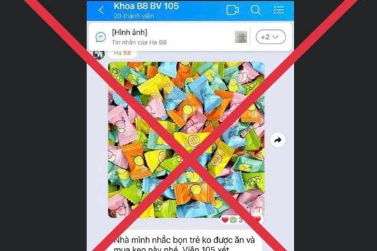 Bác bỏ tin đồn "Bệnh viện 105 xét nghiệm kẹo dương tính với ma túy tổng hợp"