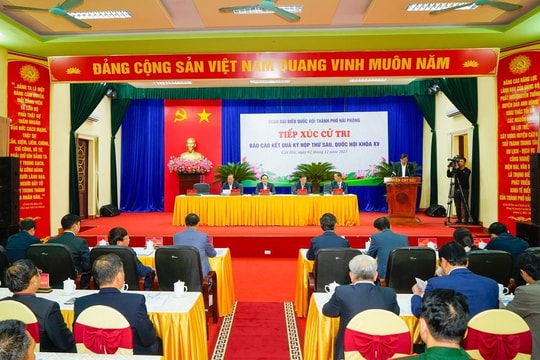 Hải Phòng: Cử tri kiến nghị sớm ban hành quy hoạch về biển