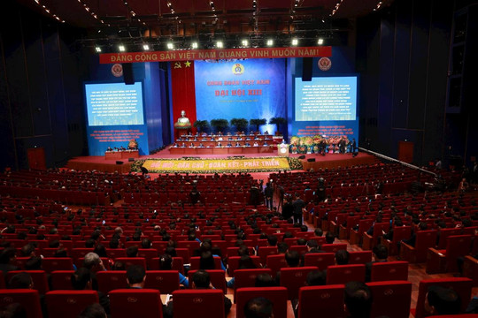 Đại hội XIII mở đầu cho giai đoạn phát triển mới của Công đoàn Việt Nam 