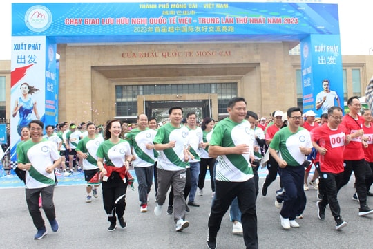 1.000 VĐV tham gia chạy xuyên biên giới Việt - Trung