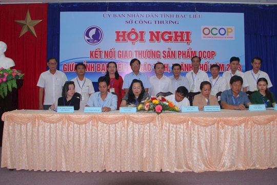 Kết nối giao thương sản phẩm OCOP giữa tỉnh Bạc Liêu và các tỉnh, thành phố năm 2023