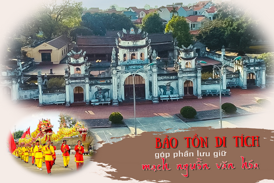 Bảo tồn di tích góp phần lưu giữ mạch nguồn văn hóa
