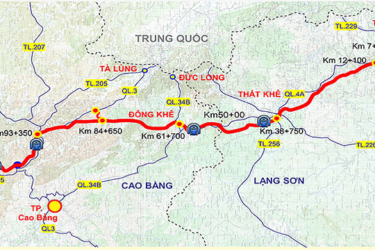 Khởi công cao tốc Đồng Đăng - Trà Lĩnh vào đầu năm 2024