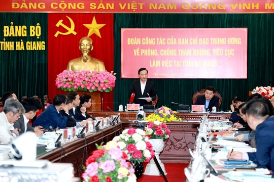 Tiếp tục đẩy mạnh công tác phòng chống tham nhũng, tiêu cực tại Hà Giang