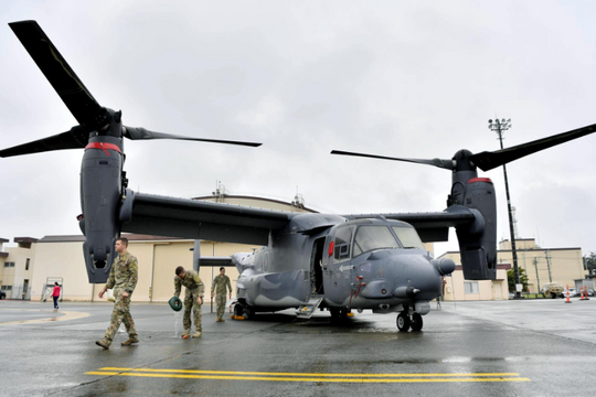 Quân đội Mỹ đình chỉ toàn bộ hạm đội Osprey sau vụ tai nạn ngoài khơi Nhật Bản