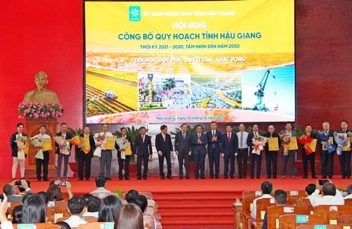 Công bố quy hoạch tỉnh Hậu Giang thời kỳ 2021 - 2030, tầm nhìn đến năm 2050