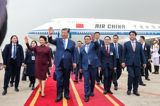 Chủ tịch Trung Quốc Tập Cận Bình đã đến Việt Nam