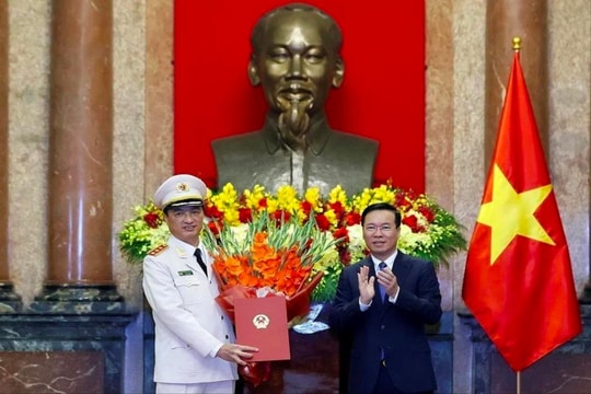 Thăng cấp bậc hàm Thượng tướng cho Thứ trưởng Bộ Công an Nguyễn Duy Ngọc