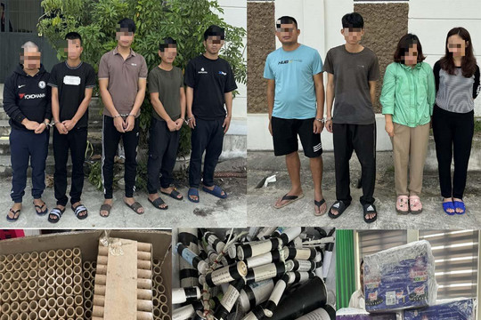 Thanh Hóa: Bắt giữ nhiều đối tượng buôn bán pháo nổ
