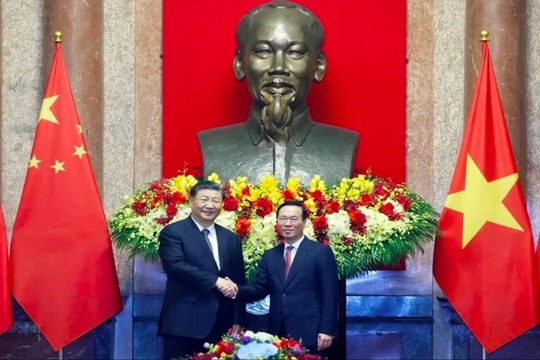 Chủ tịch nước Võ Văn Thưởng hội đàm với Tổng Bí thư, Chủ tịch Trung Quốc Tập Cận Bình 