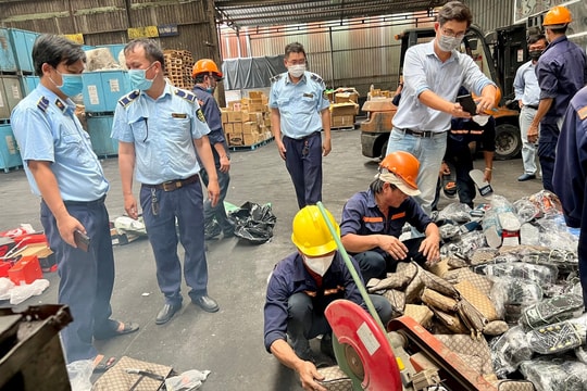Tiêu hủy lô hàng giả gần 7 tỷ đồng