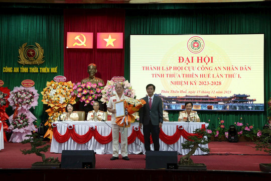 Thành lập Hội cựu Công an nhân dân tỉnh Thừa Thiên Huế