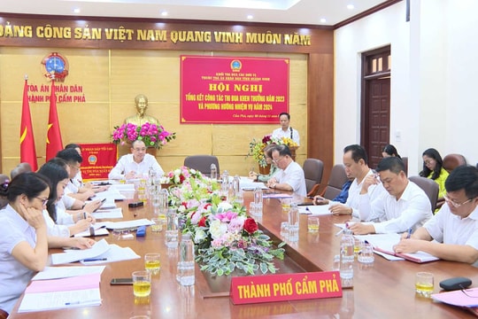 Khối thi đua các đơn vị thuộc TAND tỉnh Quảng Ninh tổng kết công tác thi đua, khen thưởng năm 2023