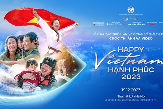 Triển lãm, công bố giải thưởng Cuộc thi ảnh và video “Happy Vietnam”