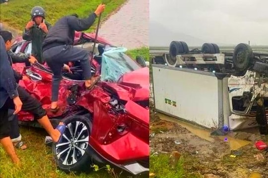 Tai nạn giao thông nghiêm trọng trên tuyến đường ven biển Hà Tĩnh