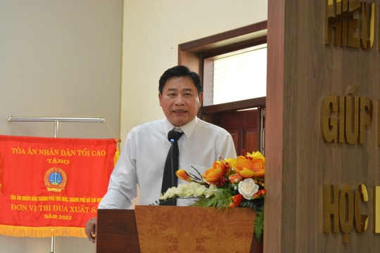 TAND TP. Thủ Đức tổ chức Hội nghị cán bộ, công chức năm 2023