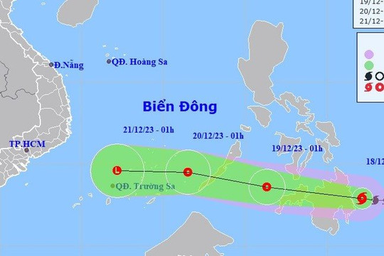 Bão Jelawat đang di chuyển rất nhanh vào Biển Đông