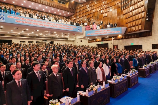 Chủ tịch nước Võ Văn Thưởng dự Đại hội đại biểu toàn quốc Hội Sinh viên Việt Nam