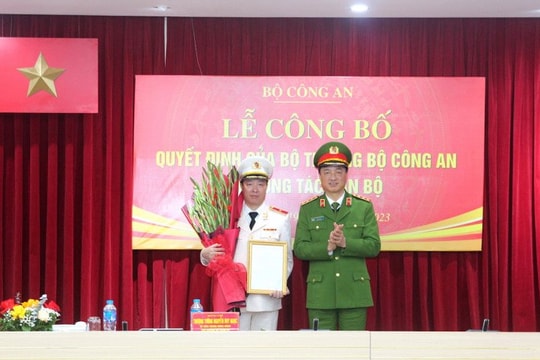 Bổ nhiệm tân Cục trưởng Cục Cảnh sát Quản lý hành chính về trật tự xã hội