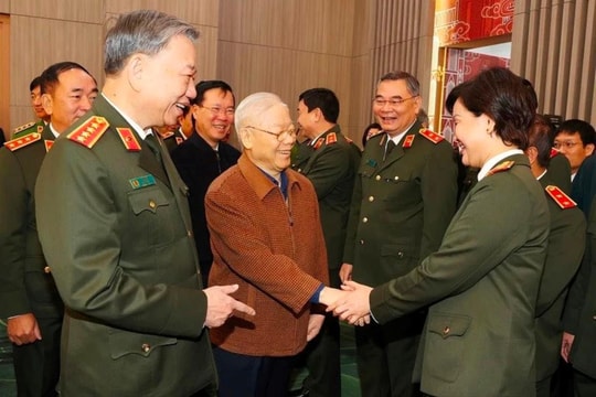 Tổng Bí thư Nguyễn Phú Trọng dự Hội nghị Đảng ủy Công an Trung ương 2023