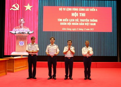 Cảnh sát biển Vùng 4 tổ chức hội thi tìm hiểu lịch sử truyền thống