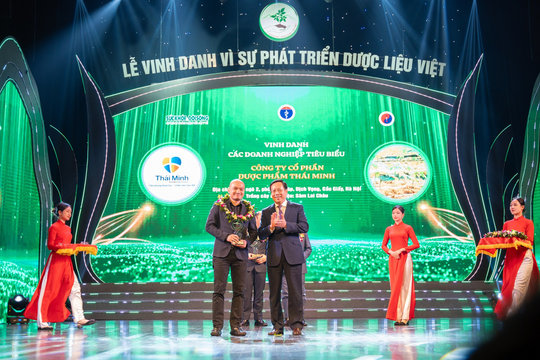 Dược phẩm Thái Minh được vinh danh vì sự phát triển dược liệu Việt