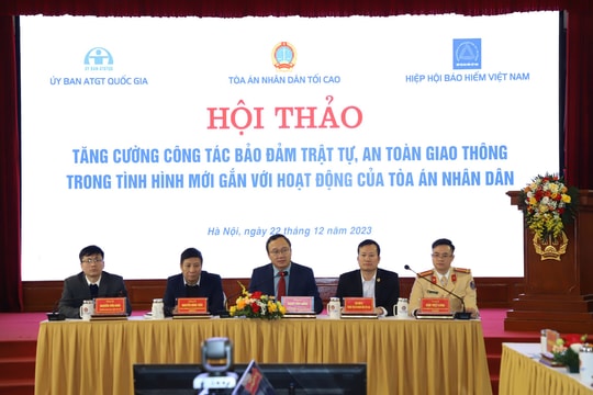 Tăng cường bảo đảm trật tự, an toàn giao thông trong tình hình mới gắn với hoạt động của TAND