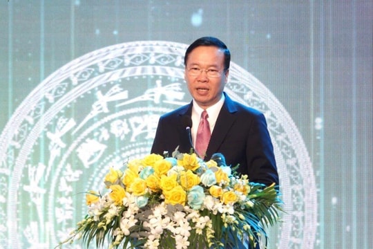 Chủ tịch nước Võ Văn Thưởng dự Lễ kỷ niệm 10 năm VSIP