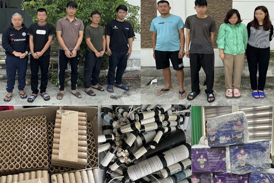 Quyết liệt đấu tranh với tội phạm và vi phạm về pháo