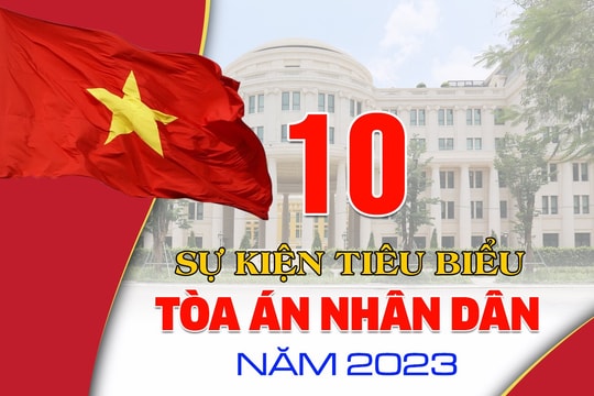 10 sự kiện tiêu biểu Tòa án năm 2023