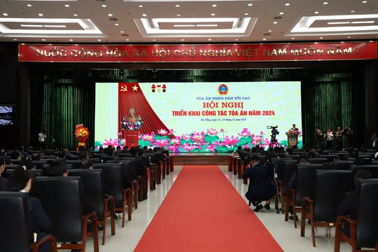 Tòa án các cấp hoàn thành xuất sắc nhiệm vụ được giao