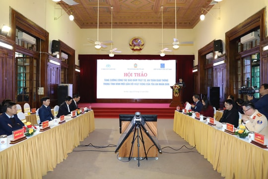 Tăng cường công tác bảo đảm trật tự an toàn giao thông gắn với hoạt động của Tòa án nhân dân