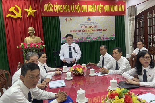 TAND tỉnh Vĩnh Long: Nhiều giải pháp đột phá nâng cao chất lượng, hiệu quả công tác xét xử các loại án