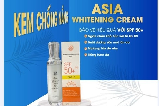 Cục Quản lý Dược chỉ đạo thu hồi kem Asia Whitening của Green Asia