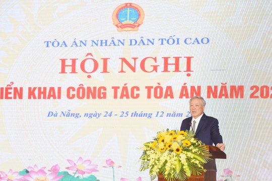 Bế mạc Hội nghị triển khai công tác Tòa án năm 2024