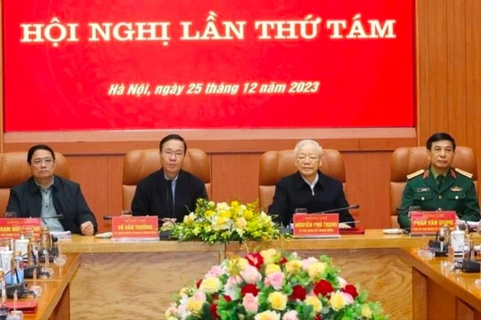 Tổng Bí thư Nguyễn Phú Trọng chủ trì Hội nghị Quân ủy Trung ương lần thứ tám