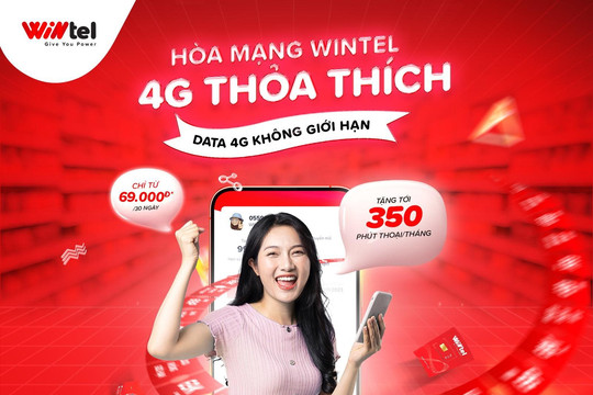 Wintel ra mắt bộ 3 gói cước mới “Siêu data - Siêu tiết kiệm”