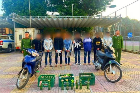 Ngăn chặn nhóm thanh niên chuẩn bị hung khí để hỗn chiến