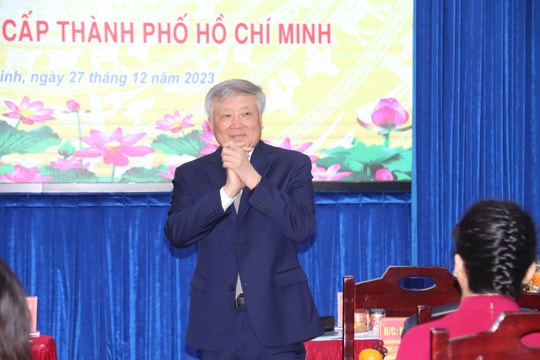 Chánh án Nguyễn Hòa Bình dự Hội nghị triển khai công tác năm 2024 TAND hai cấp TP.HCM