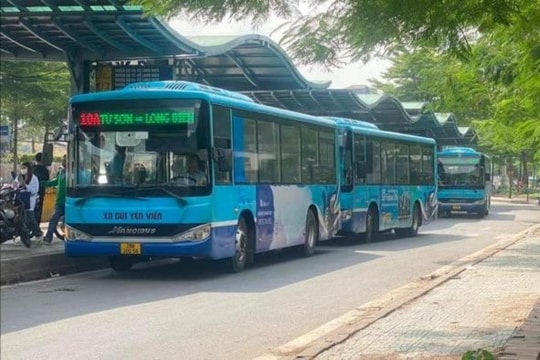 Hà Nội: Tăng lượt xe buýt trong dịp Tết Dương lịch 2024